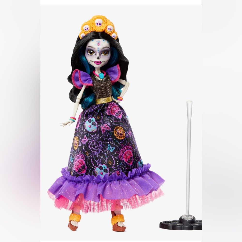 Monster High Skelita Caleveras Dia De Muertos Doll - Picture 4 of 8